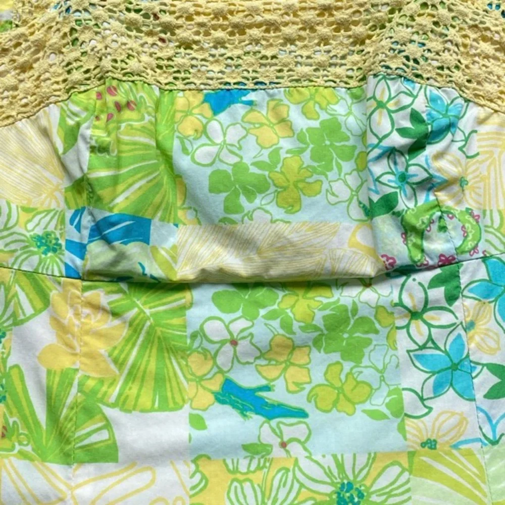 2009 Lilly Pulitzer Bowen Multi Gator Strapless Dress Style 74797 Size 4 - Picture 5 of 9
